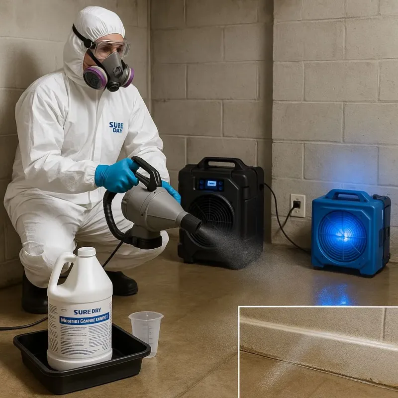 Sanitization and Odor Removal process in Folcroft, PA